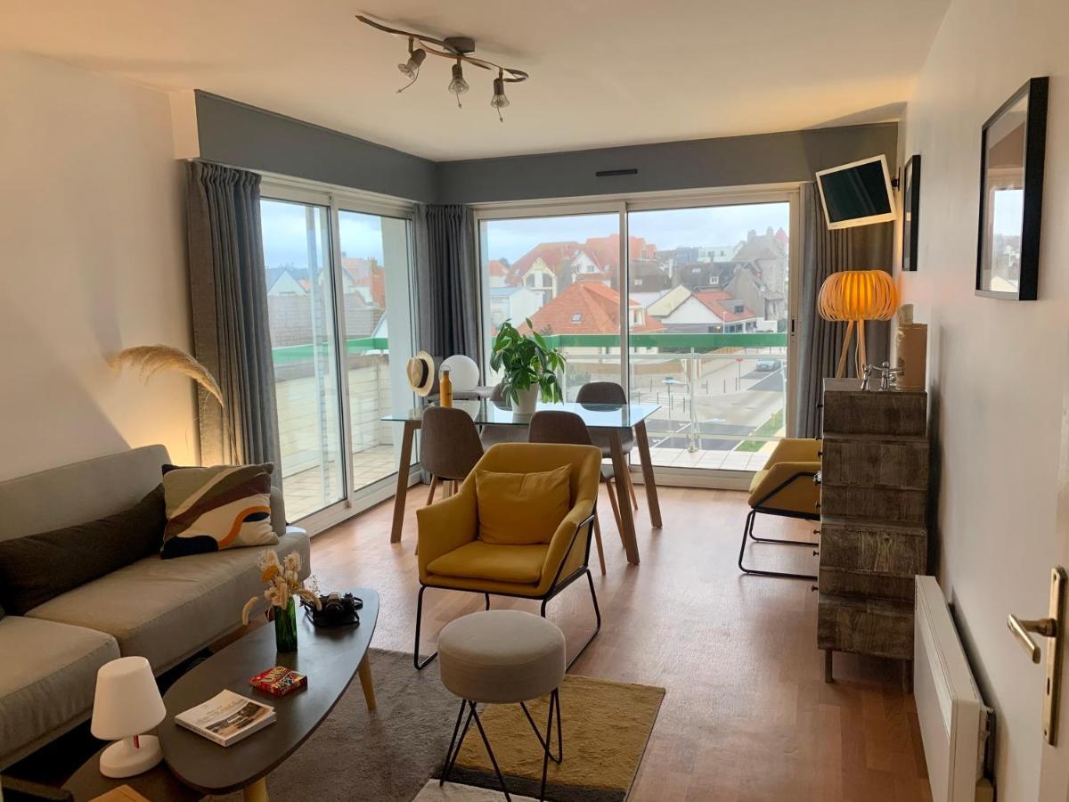 Appartamento Ninou Cap Sud, Terrasse Vue Mer, Appt Lumineux 66M2 Wimereux Esterno foto